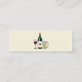 Barkeeper Bone Mini Visitenkarte (Rückseite)