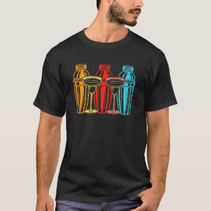 Barkeeper Cocktails Shaker Alkohol Spirituosen Par T-Shirt