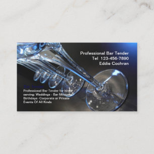 Barkeeper-coolste Geschäfts-Karten Visitenkarte