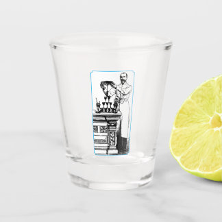 Barkeeper der alten Zeit Schnapsglas