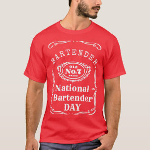 Barkeeper des nationalen Barkeepers T-Shirt