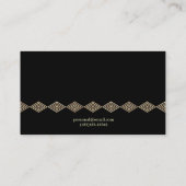 Barkeeper/Eigentümer Bar Visitenkarte (Rückseite)