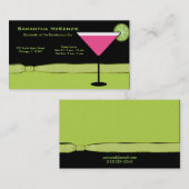 Barkeeper/Eigentümer Bar Visitenkarte (Vorne/Hinten)