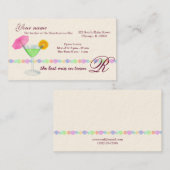 Barkeeper/Eigentümer Bar Visitenkarte (Vorne/Hinten)