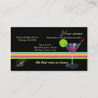 Barkeeper/Eigentümer Bar Visitenkarte