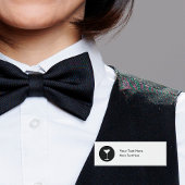 Barkeeper Einfache moderne Personaldatenträger Namenschild