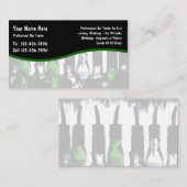 Barkeeper-einzigartige Entwurfs-Geschäfts-Karten Visitenkarte (Vorne/Hinten)