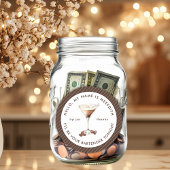 Barkeeper Espresso Martini Tip Jar Runder Aufkleber