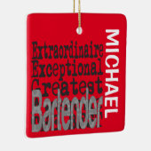 Barkeeper Extraordinaire CUSTOM Keramikornament (Rechts)