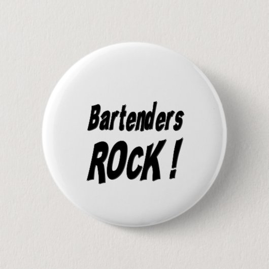 Barkeeper-Felsen! Knopf Button (Vorderseite)