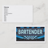Barkeeper-Festzelt Visitenkarte (Vorne/Hinten)