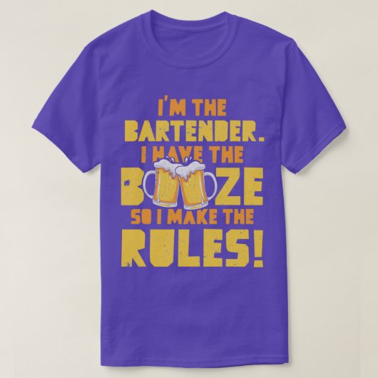 Barkeeper Funny 20 T-Shirt (Design vorne)