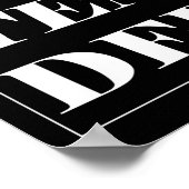 Barkeeper Funny Barkeeper Mixologe Poster (Ecke)