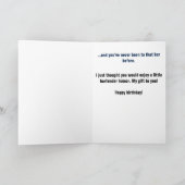 Barkeeper Funny Birthday Karte (Innenseite)