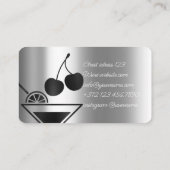 Barkeeper für Ihr Party Visitenkarte (Rückseite)