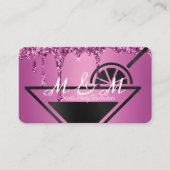 Barkeeper für Ihr Party Visitenkarte (Vorderseite)