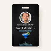 Barkeeper für Veranstaltungen Beruflicher Barkeepe Ausweis (Vorderseite)