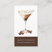Barkeeper für Vermietung von Espresso Martini Cock Visitenkarte (Vorderseite)