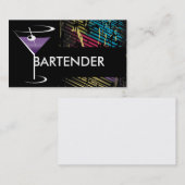 Barkeeper-Geschäfts-Karte Visitenkarte (Vorne/Hinten)