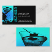 Barkeeper-Geschäfts-Karte Visitenkarte (Vorne/Hinten)