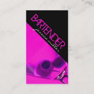 Barkeeper-Geschäfts-Karte Visitenkarte