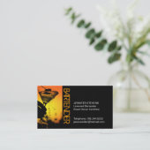 Barkeeper-Geschäfts-Karte Visitenkarte (Stehend Vorderseite)