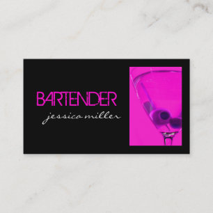 Barkeeper-Geschäfts-Karte Visitenkarte