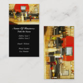 Barkeeper-Geschäfts-Karte Visitenkarte (Vorne/Hinten)
