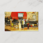 Barkeeper-Geschäfts-Karte Visitenkarte (Rückseite)