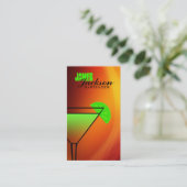 Barkeeper-Geschäfts-Karten Visitenkarte (Stehend Vorderseite)