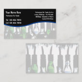 Barkeeper-Geschäfts-Karten Visitenkarte (Vorne/Hinten)