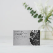 Barkeeper-Geschäfts-Karten Visitenkarte (Stehend Vorderseite)