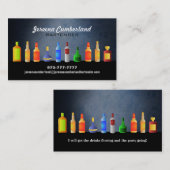 Barkeeper-Geschäfts-Karten Visitenkarte (Vorne/Hinten)