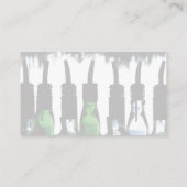 Barkeeper-Geschäfts-Karten Visitenkarte (Rückseite)