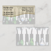 Barkeeper-Geschäfts-Karten Visitenkarte (Vorne/Hinten)