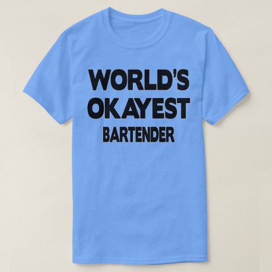 Barkeeper Geschenk für Männer Frauen T-Shirt (Design vorne)