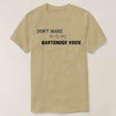 Barkeeper-Geschenk für Mitarbeiter lustige Geschen T-Shirt (Design vorne)