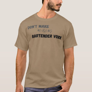 Barkeeper-Geschenk für Mitarbeiter lustige Geschen T-Shirt