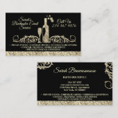 Barkeeper, glänzend, bedruckt visitenkarte (Vorne/Hinten)