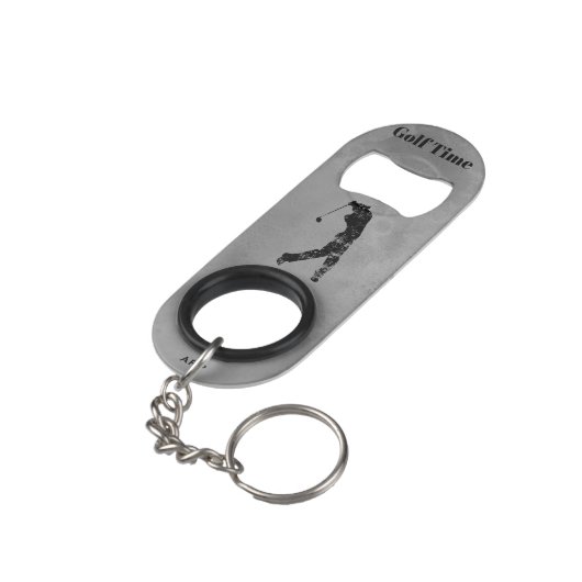 *~* Barkeeper-grauer Marmor-strukturiertes Mini Flaschenöffner (Rückseite Schrägansicht)