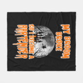 Barkeeper Halloween Fleecedecke (Vorderseite (Horizontal))