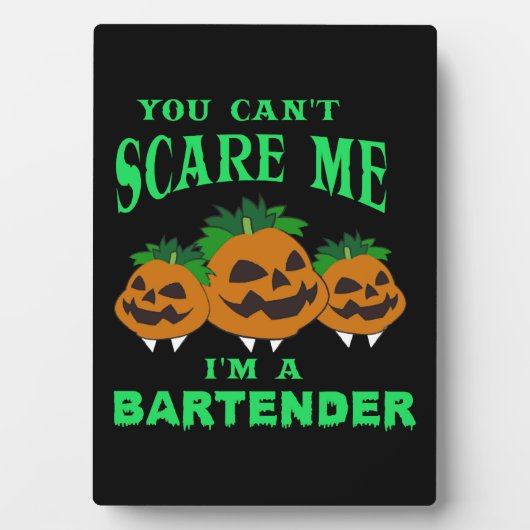 Barkeeper Halloween Fotoplatte (Vorderseite)