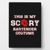 Barkeeper Halloween Fotoplatte (Vorderseite)