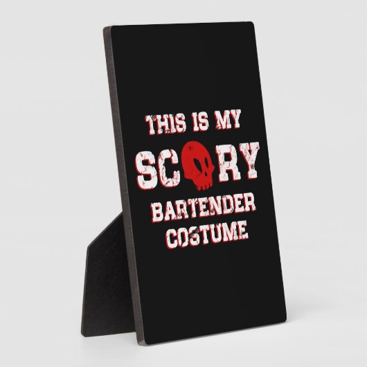 Barkeeper Halloween Fotoplatte (Seite)