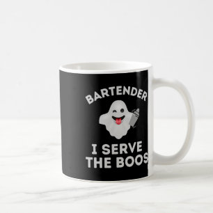 Barkeeper Halloween Shirt Barkeeper Ghost I Serve Kaffeetasse
