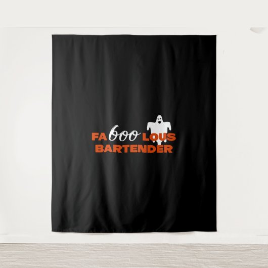 Barkeeper Halloween Wandteppich (Vorderseite)
