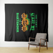 Barkeeper Halloween Wandteppich (Beispiel (Horizontal))