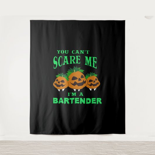 Barkeeper Halloween Wandteppich (Vorderseite)