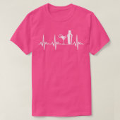 Barkeeper Heartbeat Funny Bartending Lover T-Shirt (Design vorne)