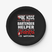 Barkeeper Helper Pappteller (Vorderseite)